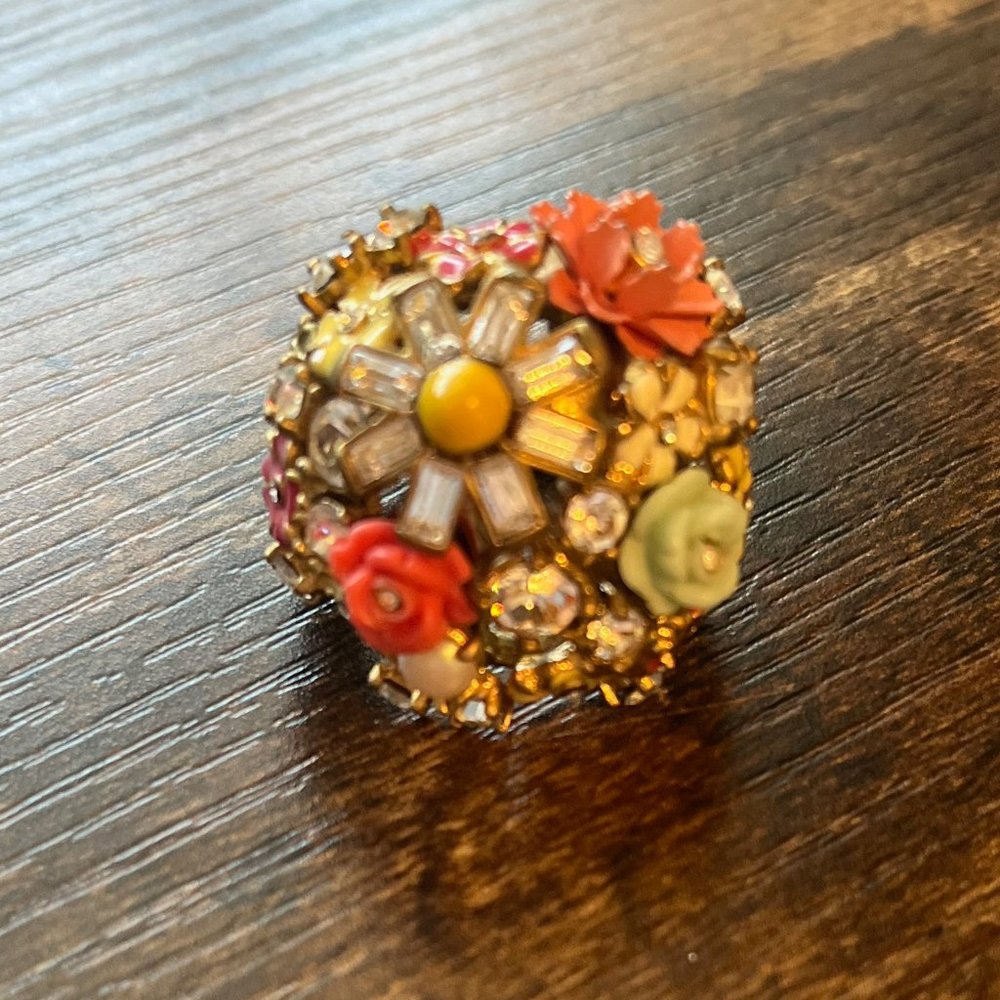 Juicy Couture Flower Adjustable Ring - image 1